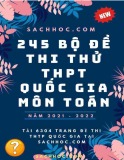 245 bộ đề thi thử THPT Quốc gia môn Toán năm 2020-2021 (Có đáp án) - Phần 1