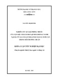 Khóa luận tốt nghiệp Sinh lý học người và động vật: Nghiên cứu sự giải phóng thuốc của vật liệu cellulose nạp Diclofenac natri tạo ra từ gluconacetobacter xylinus nuôi cấy trong môi trường chuẩn