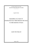 Luận văn Thạc sĩ Khoa học: Hàm riêng của toán tử Sturm-Liouville trên khoảng hữu hạn và trên khoảng vô hạn
