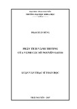 Luận văn Thạc sĩ Toán học: Phân tích vành thương của vành các số nguyên Gauss