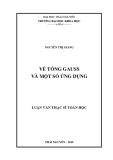 Luận văn Thạc sĩ Toán học: Về tổng Gauss và một số ứng dụng