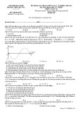 Đề thi KSCL môn Vật lí 12 năm 2020-2021 có đáp án - Trường THPT Quế Võ 1 (Lần 1)