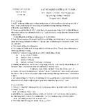 Đề thi năng khiếu môn Hóa học 11 năm 2020-2021 có đáp án - Trường THPT chuyên Nguyễn Trãi (Lần 2)
