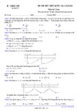 Đề thi thử THPT Quốc gia năm 2021 môn Toán có đáp án - Trường Đại học EDX (Lần 1)