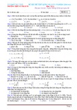 Đề thi thử tốt nghiệp THPT năm 2021 môn Vật lí có đáp án - Trường THPT Lý Thái Tổ (Lần 1)