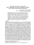 Một số ký sinh trùng ngoại ký sinh trên cá điêu hồng Oreochromis sp. giai đoạn cá hương đến cá giống nuôi ở tỉnh Thừa Thiên Huế