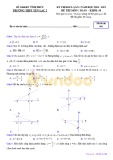 Đề khảo sát chất lượng đầu năm lần 1 môn Toán lớp 10 năm học 2018-2019 – Trường THPT Yên Lạc 2 (Mã đề 001)