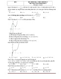 14 Đề kiểm tra 1 tiết học kì 1 môn Toán (Giải tích) lớp 12 có đáp án