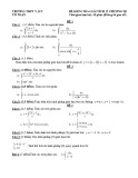 Đề kiểm tra 45 phút học kì 2 môn Toán lớp 12 năm 2019-2020 - THPT Y Jut (có đáp án)