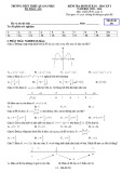 Đề kiểm tra 1 tiết học kì 1 môn Toán lớp 12 năm 2019-2020 - THPT Triệu Quang Phục, Hưng Yên (có đáp án)
