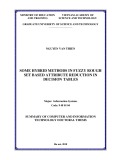 Summary of computer and Information technology doctoral thesis: Some hybrid methods in fuzzy rough set based attribute reduction in decision tables