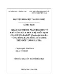 Tóm tắt luận án Tiến sĩ Hóa học: Khảo sát thành phần hóa học và khả năng kích thích hệ miễn dịch của Cỏ sữa lá lớn vùng Đồng bằng sông Cửu Long trên đối tượng cá tra