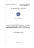 Luận án Tiến sĩ Vật lý: Sự hình thành hành tinh quan sát bởi ALMA: Tính chất khí và bụi trên đĩa tiền hành tinh quay quanh các ngôi sao có khối lượng thấp