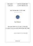 Luận văn Thạc sĩ Vật lý chất rắn: Tổng hợp, nghiên cứu cấu trúc và tính chất của hệ hạt nano CoFe2O4 bằng phương pháp thủy nhiệt