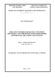 Summary of Mathematics doctoral thesis: Iterative method for solving two point boundary value problems for fourth order differential equations and systems