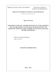 Summary of dissertation Environmental engineering: Concentrative assessment of organic chlorine pesticides in water, sediments, aquatic organisms at the Saigon – Dong Nai River estuary and testing the toxicity of DDTs on embryos and larvae of Pacific oysters, Fish Medaka