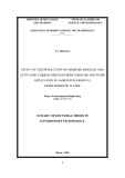 Summary of doctoral thesis in Environmental technology: Study on the production of modified biochar and activated carbon derived from corncob and their application in ammonium removal from domestic water