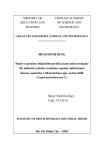 Summary of Biotechnology doctoral thesis: Study to produce oligochitosan-silica nano and investigate the induced systemic resistance against anthracnose disease caused by Colletotrichum spp. on hot chilli (Capsicum frutescens L.)