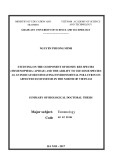 Summary of Siological doctoral thesis: Studying on the component of honey bee species (Hymenoptera: Apidae) and the ability to use some species as an indicator estimating environmental pollution on affected ecosystems in the North of Vietnam