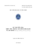 Luận án Tiến sĩ Vật lý: Sự chuyển pha điện yếu trong mô hình Zee-Babu mà mô hình SU(3)c x SU(3)L x U(1)x x (1)N