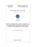 Luận văn Thạc sĩ Vật lý: Nghiên cứu mở rộng băng thông cận hồng ngoại của Erbium trong vật liệu thủy tinh silicate ứng dụng cho bộ khuếch đại sợi quang EDFA