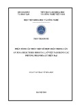 Luận văn Thạc sĩ Hóa học: Phân tích cấu trúc một số hợp chất trong cây An xoa (Helicteres Hirsuta L.) ở Việt Nam bằng các phương pháp hóa lý hiện đại