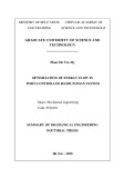 Summary of Mechanical engineering doctoral thesis: Optimizing the energy flow in controlling mechanical system oscillation