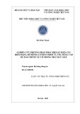 Luận văn Thạc sĩ Công nghệ thông tin: Nghiên cứu phương pháp phát hiện sự kiện cực hiếm bằng mô hình Autoencoder và ứng dụng vào dự báo trước sự cố trong nhà máy giấy