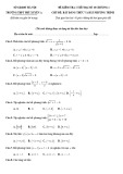 Đề kiểm tra 45 phút học kì 2 môn Toán lớp 10 năm 2019-2020  - THPT Phú Xuyên A (có đáp án)