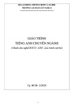 Giáo trình Tiếng Anh chuyên ngành (Dành cho nghề ĐTCN-CĐT)