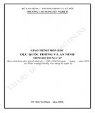 Giáo trình môn học Giáo dục Quốc phòng an ninh (Trình độ trung cấp): Phần 1