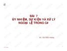 Bài giảng ngôn ngữ C#: Bài 7 - Chử Đức Hoàng