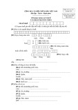 Tờ khai đăng ký thuế (Mẫu 05-ĐK-TCT)