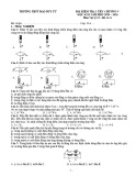 Đề kiểm tra 1 tiết chương 5 môn Vật lí 11 năm 2019-2020 - Trường THPT Đào Duy Từ