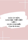 Giáo án môn Giáo dục thể chất lớp 1 sách Cánh Diều (Trọn bộ cả năm)