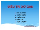 Bài giảng Điều trị xơ gan – Võ Thị Mỹ Dung