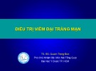 Bài giảng Điều trị viêm đại tràng mạn - TS. BS. Quách Trọng Đức