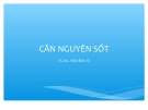 Bài giảng Căn nguyên sốt – TS. BS. Trần Đức Sĩ
