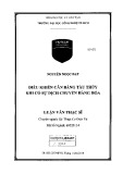 Luận văn Thạc sĩ Kỹ thuật Cơ điện tử: Điều khiển cân bằng tàu thủy khi có sự dịch chuyển hàng hóa