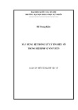 Luận án Tiến sĩ Vật lý: Xây dựng hệ thống xử lý tín hiệu số trong hệ định vị vô tuyến