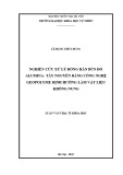 Luận văn Thạc sĩ Khoa học: Nghiên cứu xử lý đóng rắn bùn đỏ Alumina - Tây Nguyên bằng công nghệ Geopolyme định hướng làm vật liệu không nung