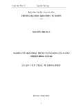 Luận văn Thạc sĩ Khoa học: Nghiên cứu một số đặc trưng và ứng dụng của nguồn nơtron đồng vị Pu-Be