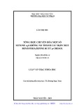 Luận văn Thạc sĩ Hóa học: Tổng hợp, chuyển hóa một số xetone α,β-không no thành các hợp chất benzothiazepine đi từ p-cresol