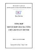 Khóa luận tốt nghiệp: Tổng hợp một số hợp chất đa vòng chứa dị tố lưu huỳnh