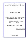 Luận văn Thạc sĩ Khoa học: Nghiên cứu vi cấu trúc củ các oxit bằng phương pháp Simplex