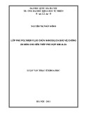 Luận văn Thạc sĩ Khoa học: Lớp phủ polymer fluo chứa nanosilica bảo vệ chống ăn mòn cho nền thép phủ hợp kim Al-Zn