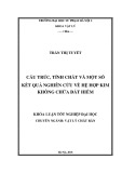 Khóa luận tốt nghiệp: Cấu trúc, tính chất và một số kết quả nghiên cứu về hệ hợp kim không chứa đất hiếm