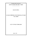 Luận văn Thạc sĩ Khoa học: Các quá trình rã có sự tham gia của hạt tựa axion