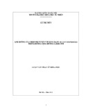 Luận văn Thạc sĩ Khoa học: Ảnh hưởng của chirp phi tuyến với xung dạng Secant Hyperbole trong buồng cộng hưởng laser CPM