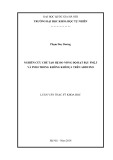 Luận văn Thạc sĩ Khoa học: Nghiên cứu chế tạo hệ đo nồng độ hạt bụi PM2.5 và PM10 trong không khí dựa trên Arduino